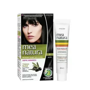 product 1 MEA NATURA ΣΕΤ ΒΑΦΗΣ ΧΩΡΙΣ ΑΜΜΩΝΙΑ 60ML  ΜΑΥΡΟ