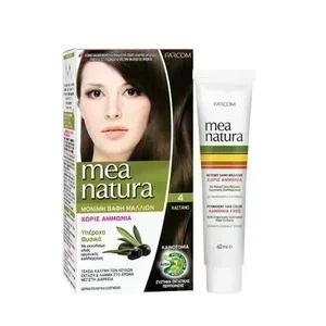 product 4 MEA NATURA ΣΕΤ ΒΑΦΗΣ ΧΩΡΙΣ ΑΜΜΩΝΙΑ 60ML ΚΑΣΤΑΝΟ
