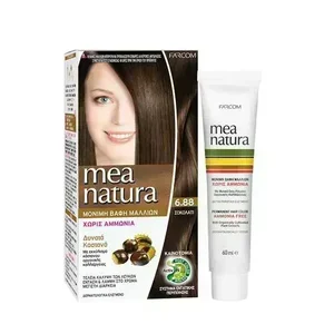 product 6.88 MEA NATURA ΣΕΤ ΒΑΦΗΣ ΧΩΡΙΣ ΑΜΜΩΝΙΑ 60ML ΣΟΚΟΛΑΤΙ