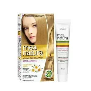 product 9 MEA NATURA ΣΕΤ ΒΑΦΗΣ ΧΩΡΙΣ ΑΜΜΩΝΙΑ 60ML ΞΑΝΘΟ Π.ΑΝΟΙΧΤΟ